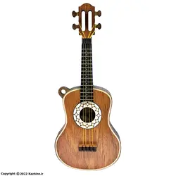 گردنبند طرح گیتار چوبی کد m25318