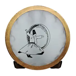 ماکت دکوری طرح ساز دف مینیاتوری – رقص سما کد m25149