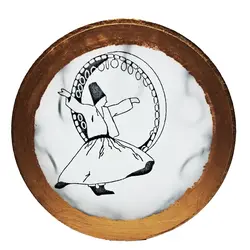 ماکت دکوری طرح ساز دف مینیاتوری – رقص سما کد m25149