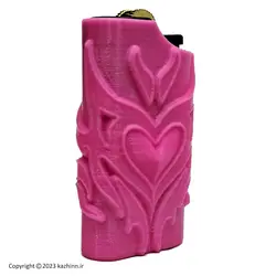 فندک قلبی طرح راک و متال دخترانه کد d675