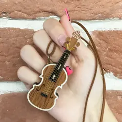 گردنبند طرح ویولن کد m25312