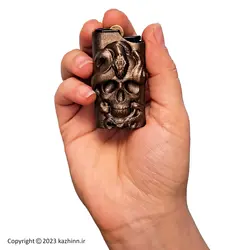 فندک طرح اسکلت و مار کد d690