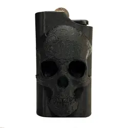 ست هدیه فندک و زیرسیگاری طرح اسکلت کد dp6109