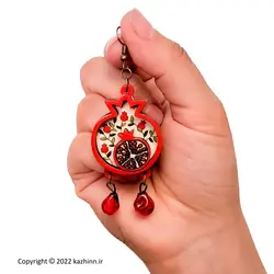 گوشواره مدل شب یلدا طرح انار کد b1160