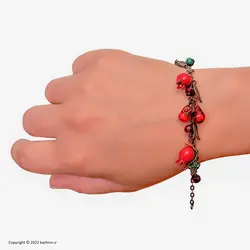 دستبند مدل یلدایی کد b1756 طرح انار