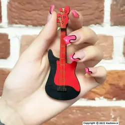 ماکت دکوری طرح گیتار برقی کد m11643 – آهنربایی