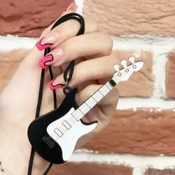 گردنبند طرح گیتار برقی مدل متالهد کد m25315