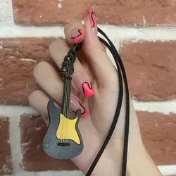 گردنبند طرح ساز گیتار برقی – متالهد کد m2537