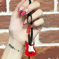 گردنبند طرح ساز گیتار برقی – متالهد کد m2537