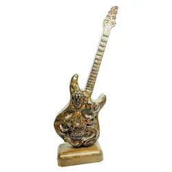 ماکت دکوری گیتار برقی مدل اسکلتی طرح چوب کد p1131