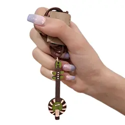 گردنبند چوبی طرح کمانچه کد b3210
