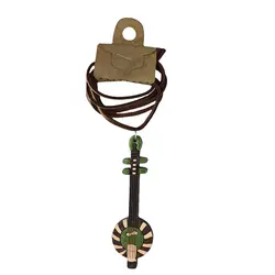 گردنبند چوبی طرح کمانچه کد b3210