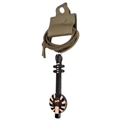 گردنبند چوبی طرح کمانچه کد b3210