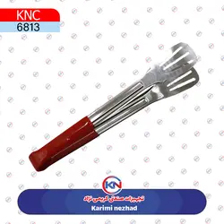 انبر کف شیاردار استیل دسته لاتکس