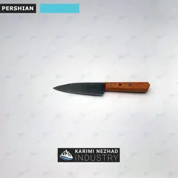 چاقو راسته دسته چوبی بست نمره 2