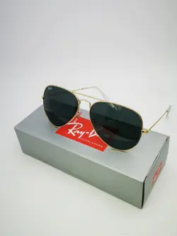 عینک آفتابی ریبن خلبانی مدل Ray ban RB3025 طلایی