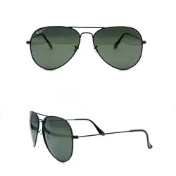 عینک آفتابی ریبن سایز بزرگ مدل Ray ban RB3026 مشکی عدسی سبز