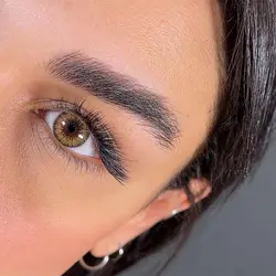 لنز رنگی جمستون مدل اوئو کافی عسلی gemstone Aveo Coffee