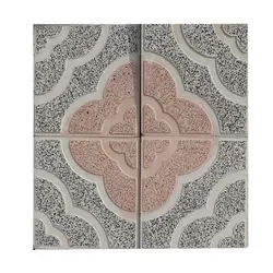 موزاییک حیاطی ابرویی خانه موزاییک