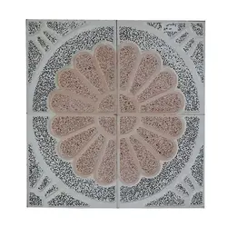 موزاییک حیاطی پرطاووسی دو رنگ