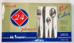 سرویس قاشق و چنگال 6 نفره استیل inoxpran