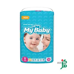پوشک مای بیبی سایز ۵ تعداد ۱۰ تایی