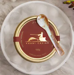 قاشق صدفی مخصوص خاویار