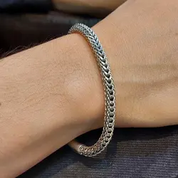 دستبند نقره مردانه | دستبند نقره 925 عیار | دستبند خاص | دستبند شیک | دستبند مردانه تایلندی | نقره 925 عیار | کادوی تولد | هدیه ولنتاین | جواهری خانوم سنگی