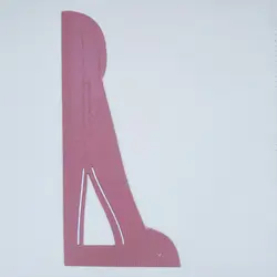 اشل خیاطی 1/2 و 1/4 برچسب دار