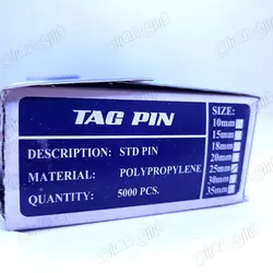 تیر دستگاه اتیکت زن ، تیر تفنگ کارت زن ، خشاب تفنگ تگ زن سایز دو و نیم سانتی(25میلیمتر)