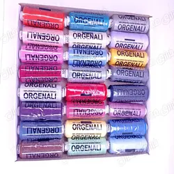 نخ خیاطی 24 رنگ قرقره پلی استر ORGENALI