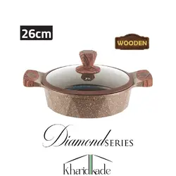 ماهیتابه گرد زیو اصلی مدل دایموند Z-8172-26