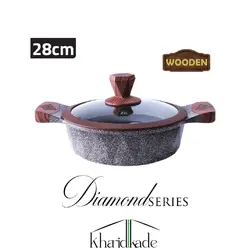 ماهیتابه گرد زیو اصلی مدل دایموند Z-8172-28