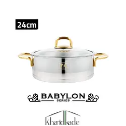 ماهیتابه استیل اصلی زیو مدل Z-1302-24