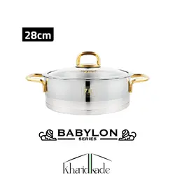 ماهیتابه استیل اصلی زیو مدل Z-1302-28