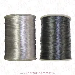 قیطان نخ ماکارونی سفید و مشکی جور