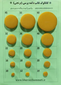 پولک دکمه سایز 16 پشت فلز ( بسته 15 عددی )