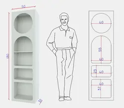 کمد خونمون | مدل رواق 5001