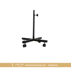 پایه فلزی چرخدار بزرگ مانکن | پایه مانکن فلزی چرخدار