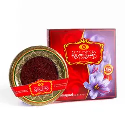 زعفران سرگل 5 مثقالی ظرف خاتم - زعفران خزیمه