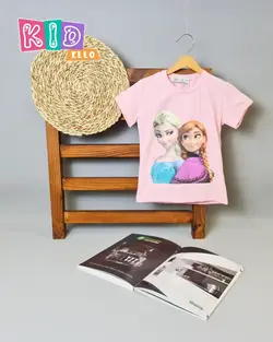 تیشرت و شلوار دخترانه طرح السا و آنا کیدلو