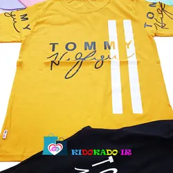 تیشرت شلوارک طرح tommy