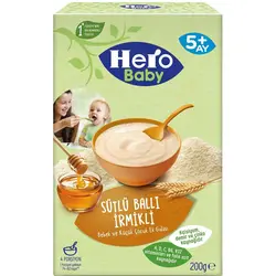 غذای کمکی شیر گندم عسل هرو بیبی _ 200 گرم Hero Baby