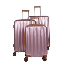 HERMOSA چمدان صورتی ست کامل