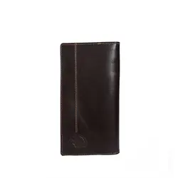 کیف پول چرم قهوه ای ayhan20