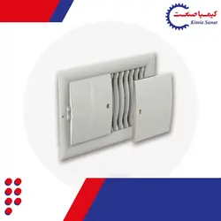 دریچه کولر پلاستیکی درب دار عرض 25