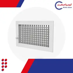 دریچه کولر آهنی با دمپر عرض 40