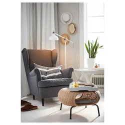 استول و چهارپایه حصیری ایکیا مدل ikea GAMLEHULT 104.343.09