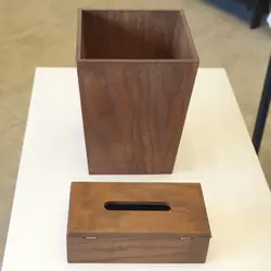 سطل و دستمال روکش بلوط 28001