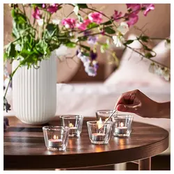 شمع معطر نخود شیرین ایکیا مدل Ikea JAMNMOD 205.024.73